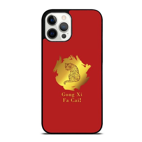 Gong Xi Fa Cai - 2022 Golden Year of the Tiger Passionate Tumultuous iPhone Case - Picture 1 of 1